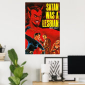 Satan was een lesbische poster (Thuiskantoor)