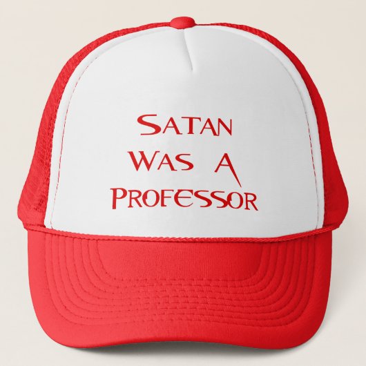 Satan was professor trucker pet (Voorkant)