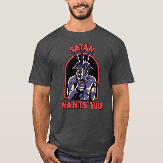 Satan wil jou t-shirt (Voorkant)
