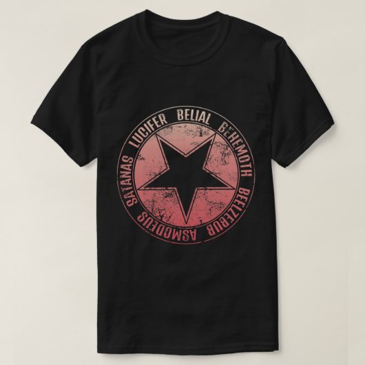 Satan Worshipper Shirt (Design voorkant)