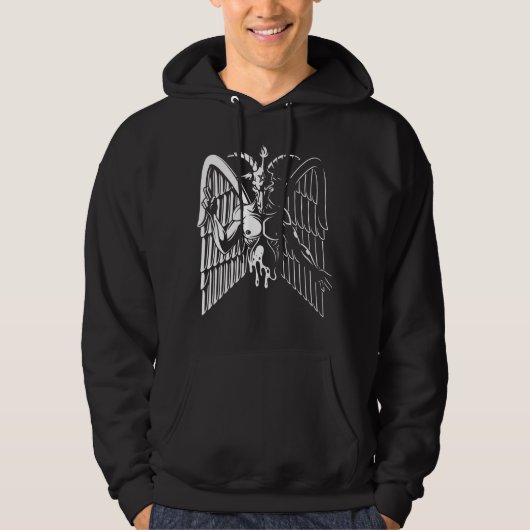 Satanic Baphomet Hoodie (Voorkant)