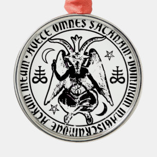 Satanic Baphomet Metalen Ornament