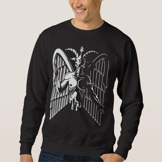 Satanic Baphomet Trui (Voorkant)