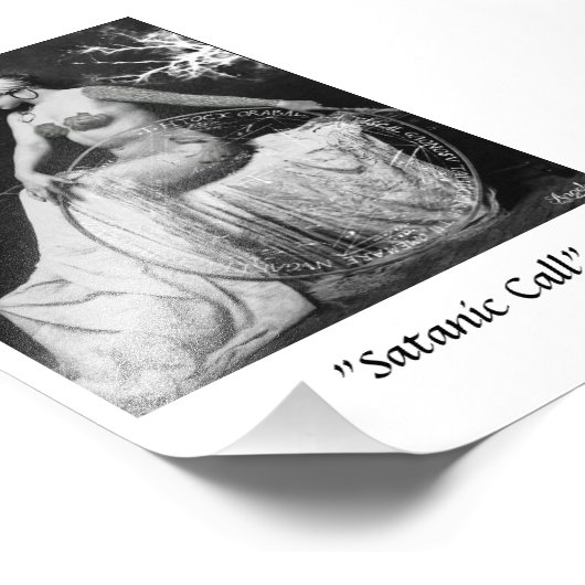 Satanic Call Foto Afdruk (Hoek)