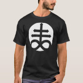 Satanic Cross Helmet T-shirt (Voorkant)