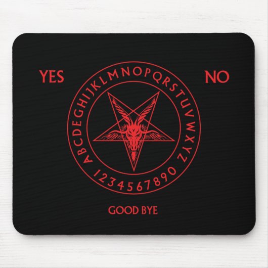Satanic Divination Mousepad Muismat (Voorkant)