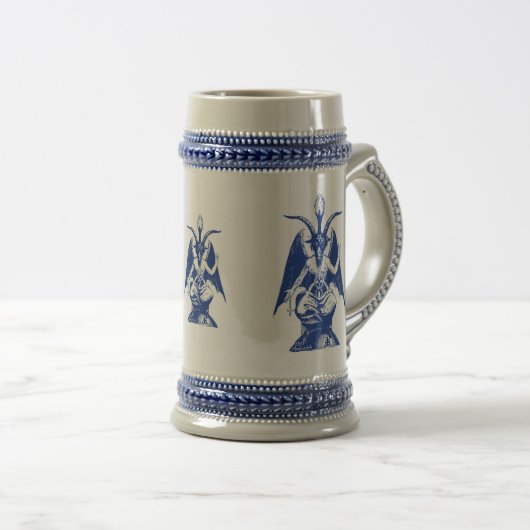 Satanic Goat Beer Stein Bierpul (Voorkant rechts)