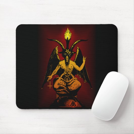 Satanic Goat mousepad Muismat (Met muis)