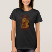 Satanic Lion Eating Prey T-shirt (Voorkant)