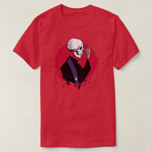 Satanic Priest T-shirt (Design voorkant)