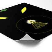 Satanic Reptilian Poster (Hoek)