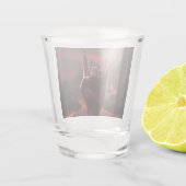 Satanic Salute Shot Glas (Achterkant)