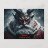Satanic Santa Postcard Briefkaart (Voorkant)