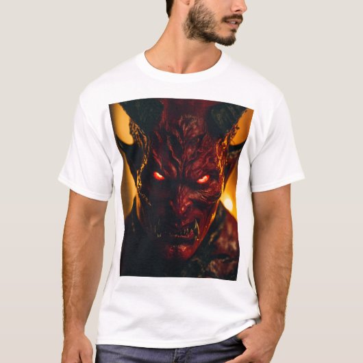 Satanic Style: omarm je Inner Devil T-shirt (Voorkant)
