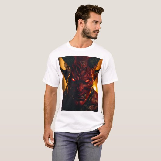 Satanic Style: omarm je Inner Devil T-shirt (Voorkant volledig)