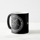 Satanic Thulian Society Seal Morphing Coffee Mok (Voorkant links)