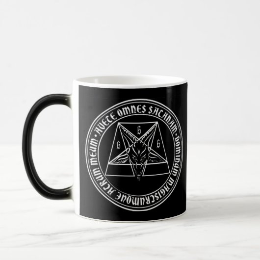 Satanic Thulian Society Seal Morphing Coffee Mok (Links)