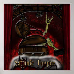 Satanic Toupee "Funeraire" Poster