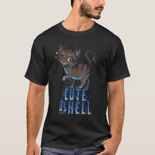 Satanicat Schattig Als Hel Esoterische Satanische T-shirt