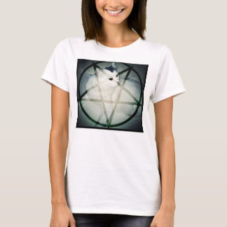 satanisch kat t-shirt