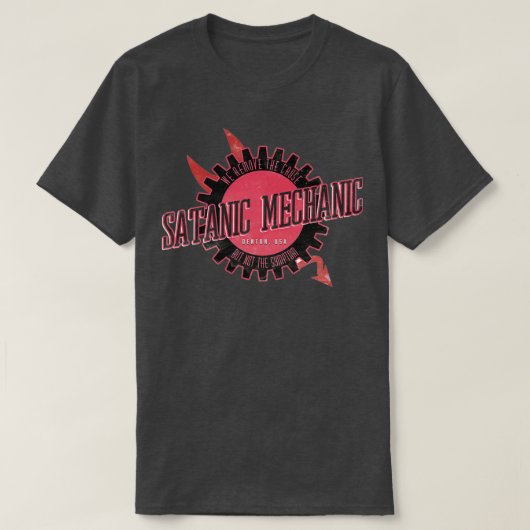 Satanisch mechanisch (2) t-shirt (Design voorkant)