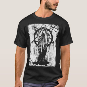 Satanisch Occult Evil 666 Pentagram Donker Gotisch T-shirt
