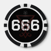 Satanisch Poker Chips (Voorkant)