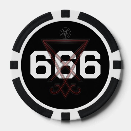 Satanisch Poker Chips (Voorkant)