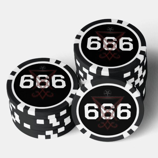 Satanisch Poker Chips (Opstapeling)