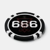 Satanisch Poker Chips (Enkel)