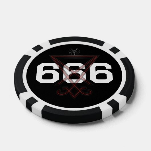 Satanisch Poker Chips (Enkel)