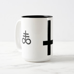 Satanisch Tweekleurige Koffiemok