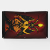 Satanische geit 3' x5' banner - kwaliteit buitensh (Horizontaal)