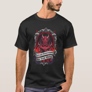 Satanische Geit Heks Baphomet Occult Duistere Kuns T-shirt