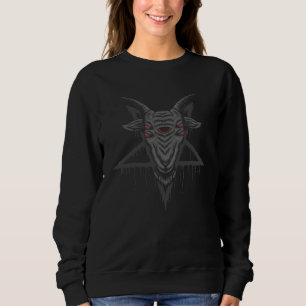 Satanische Geit Occult Shub Niggurath Baphomet Pen Trui