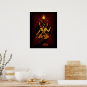 Satanische geitenmuur art. 18x24 poster (Keuken)