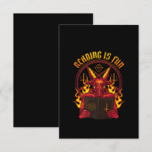 Satanische geitenpremie bedankkaart (Voorkant / Achterkant)