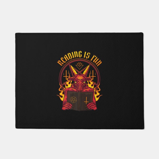 Satanische geitenpremie deurmat (Voorkant)