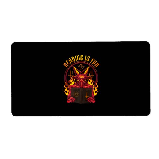 Satanische geitenpremie etiket (Voorkant)