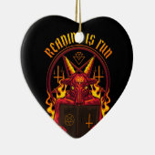 Satanische geitenpremie keramisch ornament (Rechts)