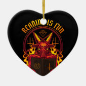 Satanische geitenpremie keramisch ornament (Voorkant)