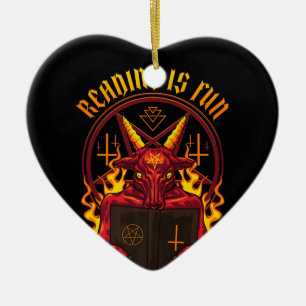 Satanische geitenpremie keramisch ornament