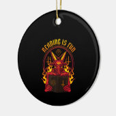 Satanische geitenpremie keramisch ornament (Links)