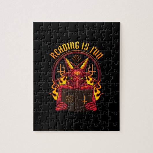 Satanische geitenpremie legpuzzel (Verticaal)