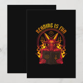 Satanische geitenpremie save the date (Voorkant / Achterkant)