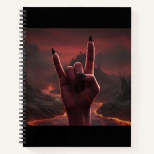 Satanische Groet Notitieboek