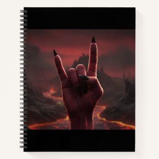 Satanische Groet Notitieboek