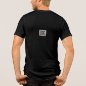 Satanische groet Tri-Blend shirt (Achterkant)
