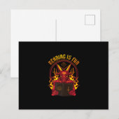 Satanische Heidense Geit Premium Briefkaart (Voorkant / Achterkant)