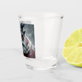 Satanische Kerstman Shot Glas (Rechts)